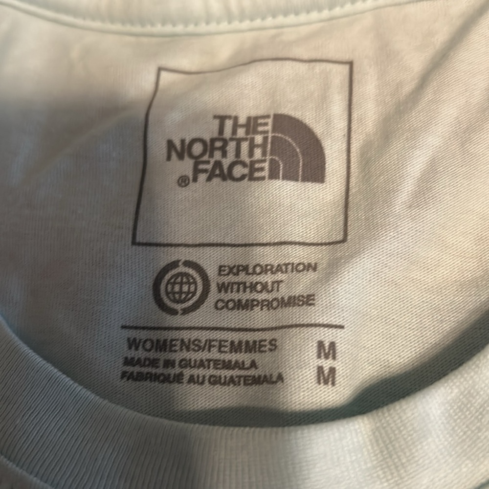 The North Face Sky Blue Short Sleeve Tee Sz M - Picture 2 of 4